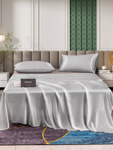 [Sølv] SilkSilky-NO 25Momme Bedding Set 002