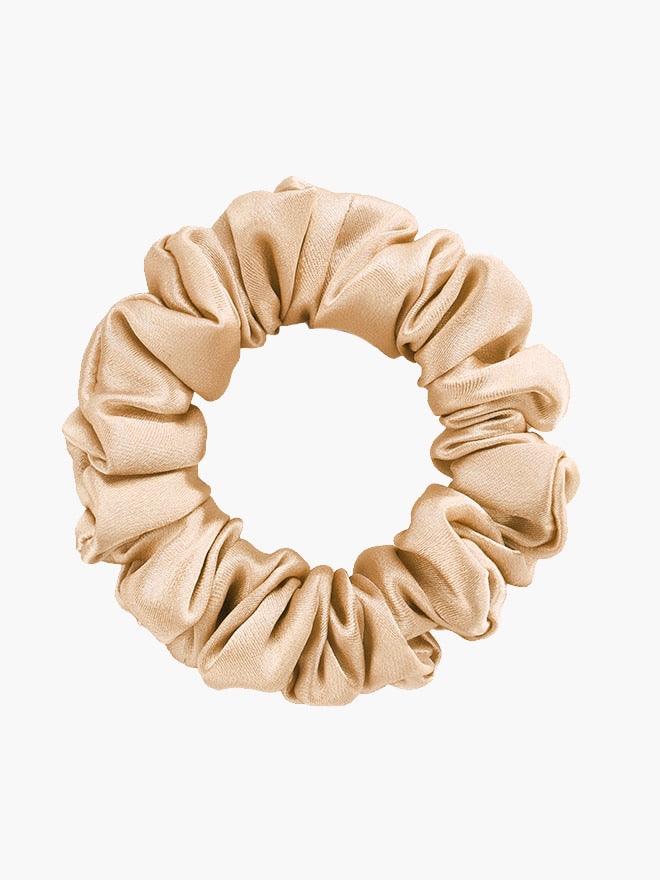 [Champagne] SilkSilky-NO 19Momme Scrunchie 004