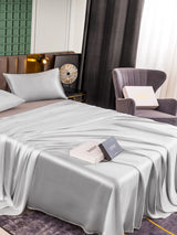 [Sølv] SilkSilky-NO 25Momme Bedding Set 004