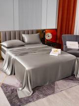[Grå] SilkSilky-NO 22Momme Bedding Set 005,
