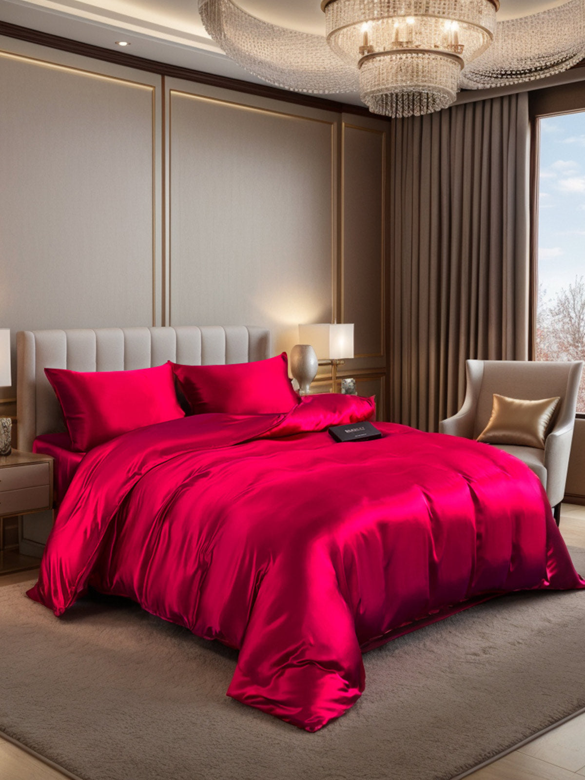[Vin] SilkSilky-NO 19Momme Bedding Set 001