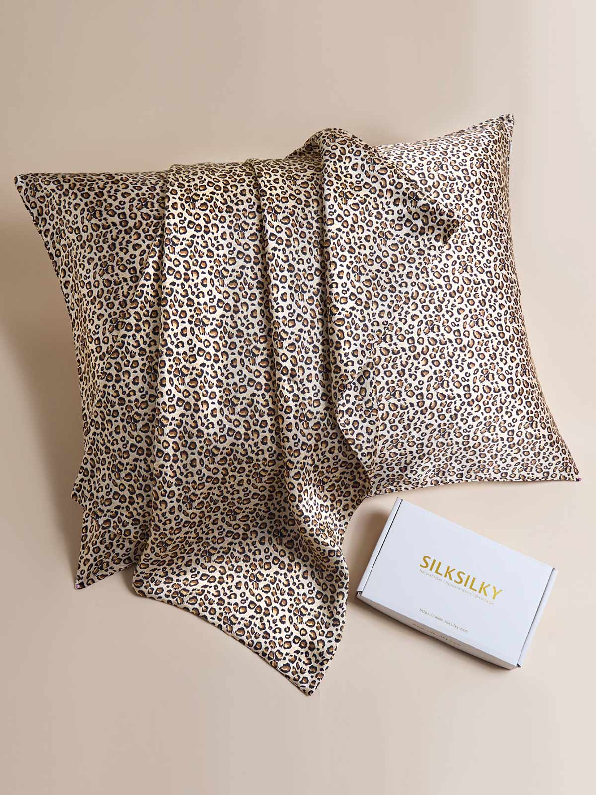 [Leopard] SilkSilky-NO 19Momme Pillowcase 002