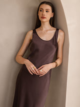 [Kaffe] SilkSilky-NO Sleeveless Kjole 003