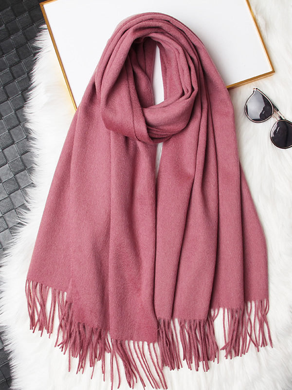 [Blek Mauve] SilkSilky-NO Ull Scarf 006