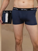 [Multi] SilkSilky-NO 100% Silk Jersey Undertøy for Menn 003