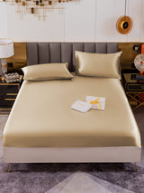 [Beige] SilkSilky-NO 19Momme Sengesett 002