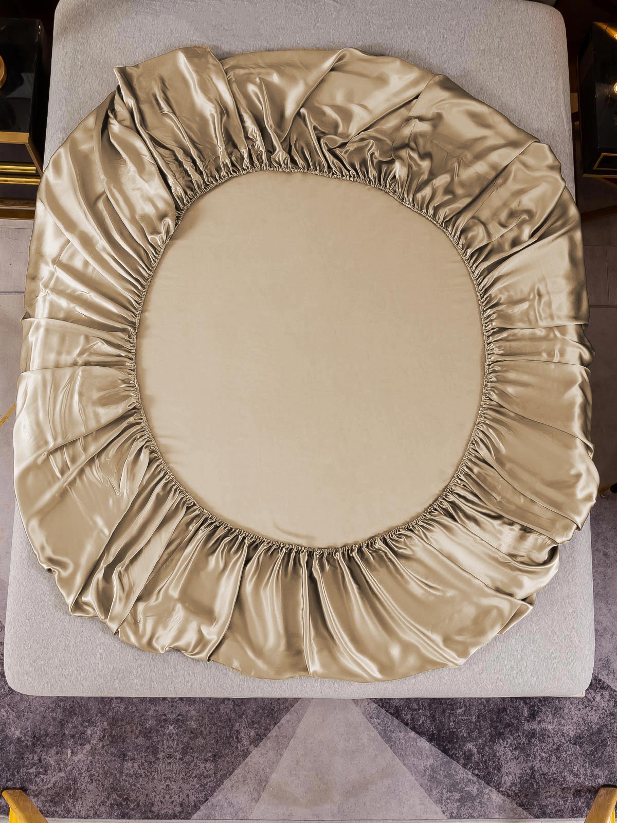 [Beige] SilkSilky-NO 22Momme Sheet 003