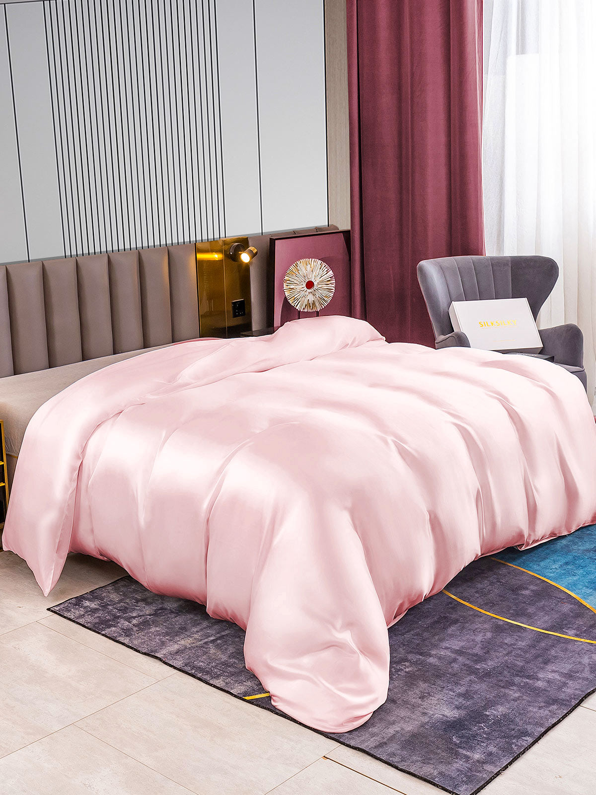 [Rosa] SilkSilky-NO 22Momme Duvet Cover 002