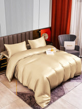 [Beige] SilkSilky-NO 22Momme Bedding Set 002,