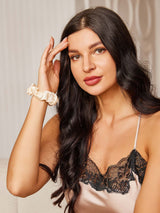 [Lys Beige] SilkSilky-NO Scrunchie 002
