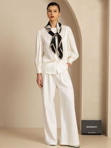 [P106] SilkSilky-NO Pure Silk Scarf 005