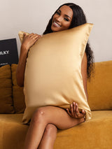 [Mørk Kamel] SilkSilky-NO 22Momme Pillowcase 003