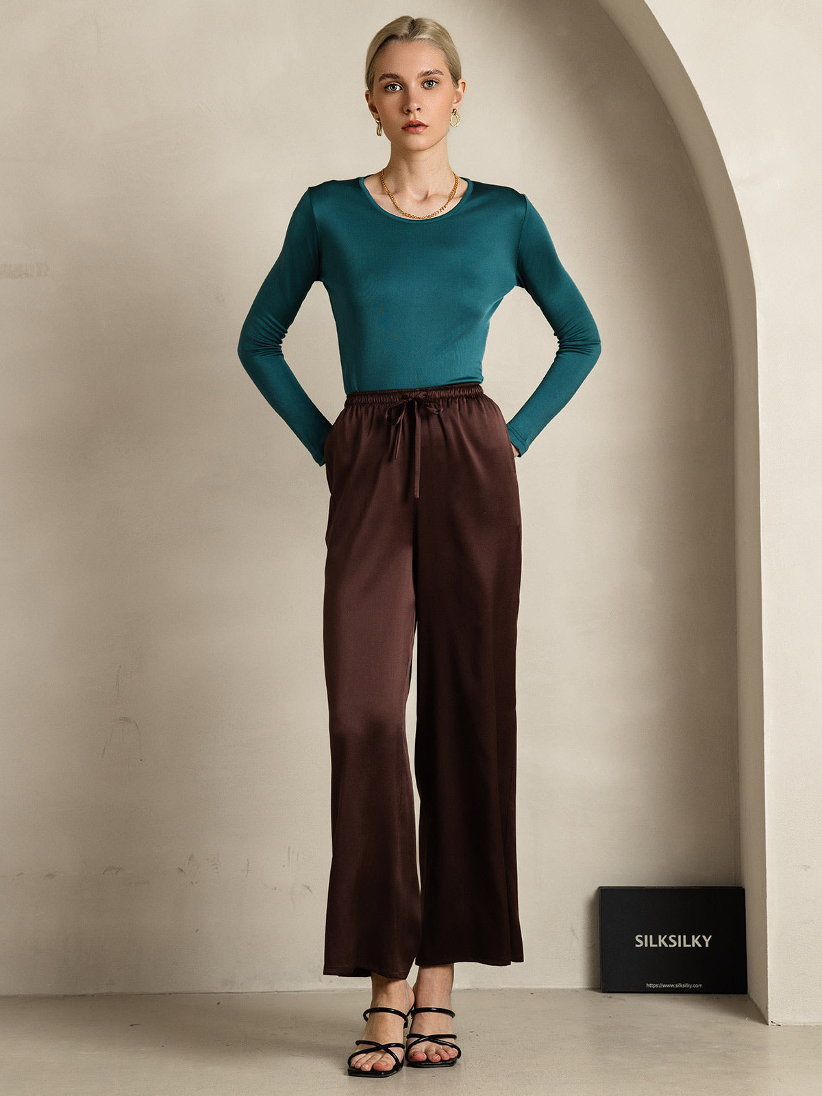 [Kaffe] SilkSilky-NO Womens Pants 007