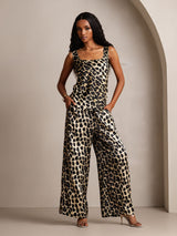 [Leopard] SilkSilky-NO Camisole Set 006,