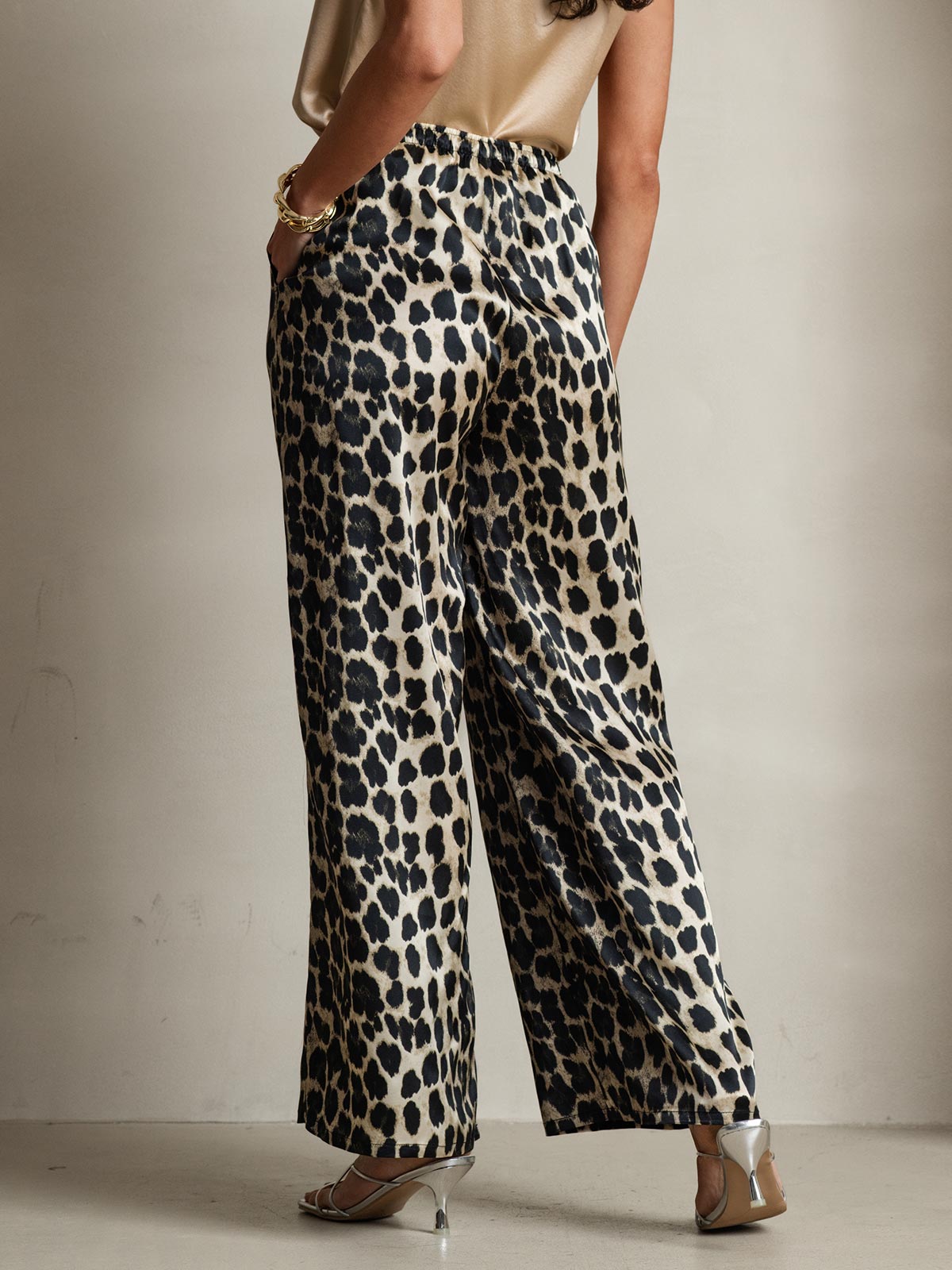 [Leopard] SilkSilky-NO Womens Pants 002