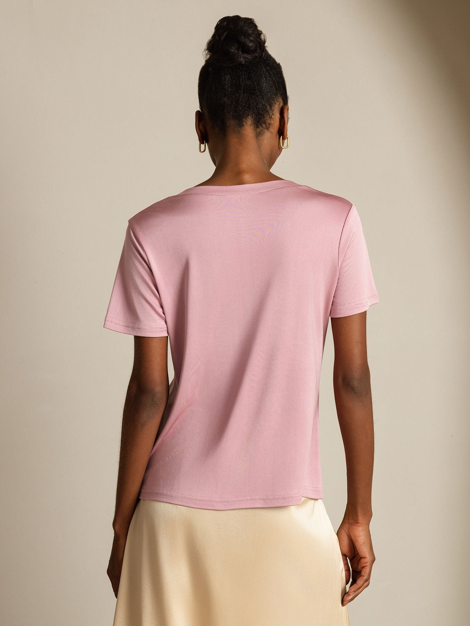 [BlekMauve] SilkSilky-NO Silke Womens T-Shirt 002