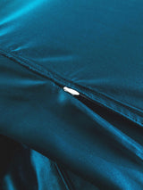 [Blågrønn] SilkSilky-NO 25Momme Bedding Set 007