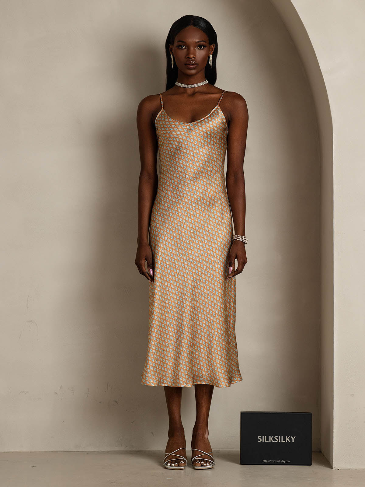 [Floral] SilkSilky-NO Nightgown 001