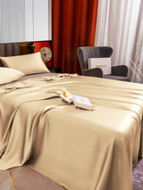 [Beige] SilkSilky-NO 22Momme Sengesett 004