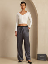 [Mørkegrå] SilkSilky-NO Womens Pants 007