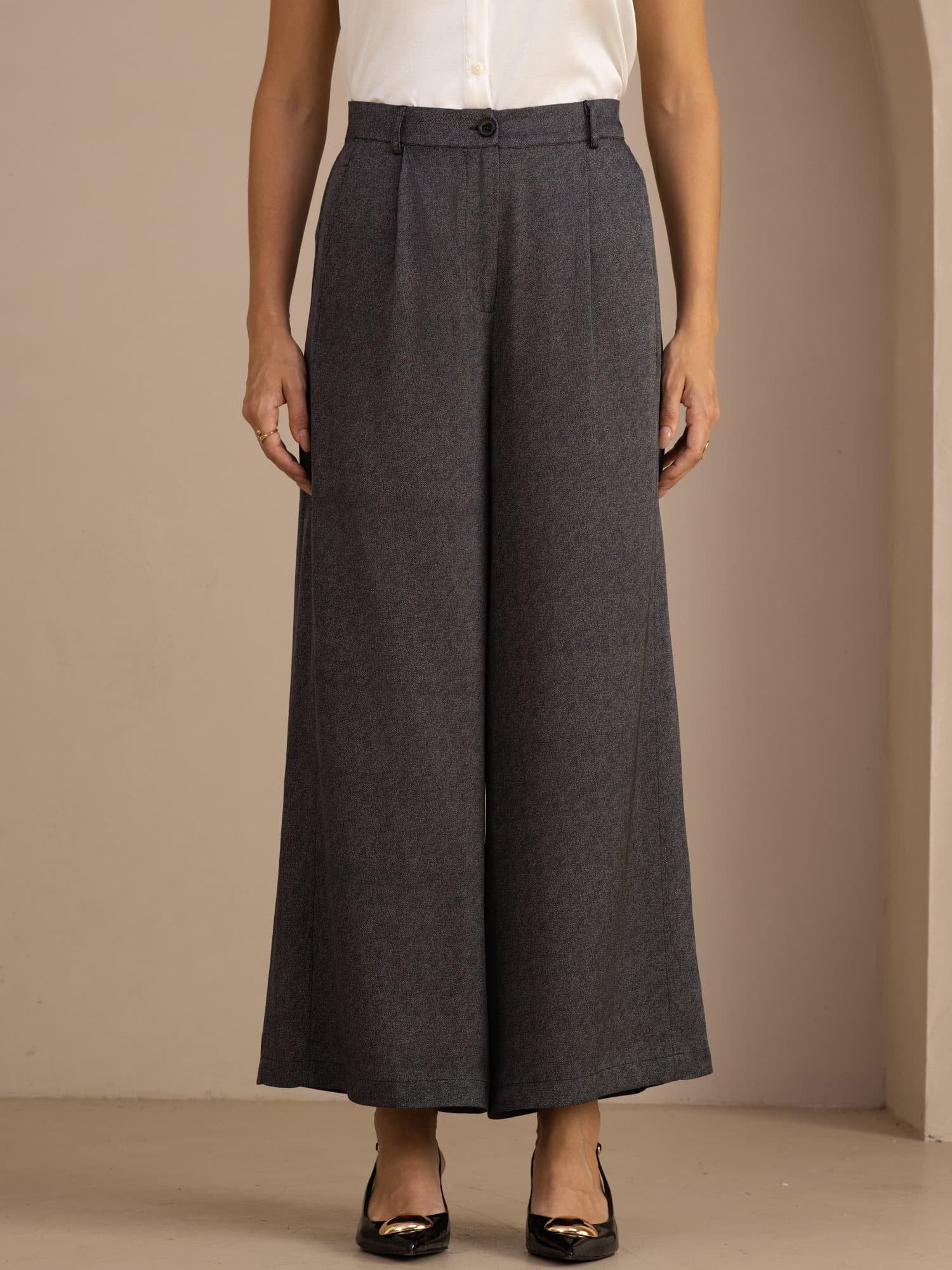 [Svart] SilkSilky-NO Womens Pants 002