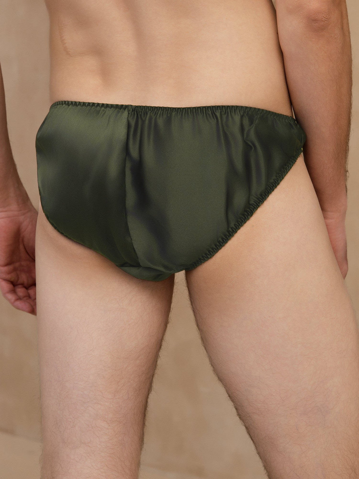 [Grønn] SilkSilky-NO Mens Underwear 002