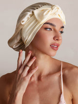 [Beige] SilkSilky-NO Sovehette 001