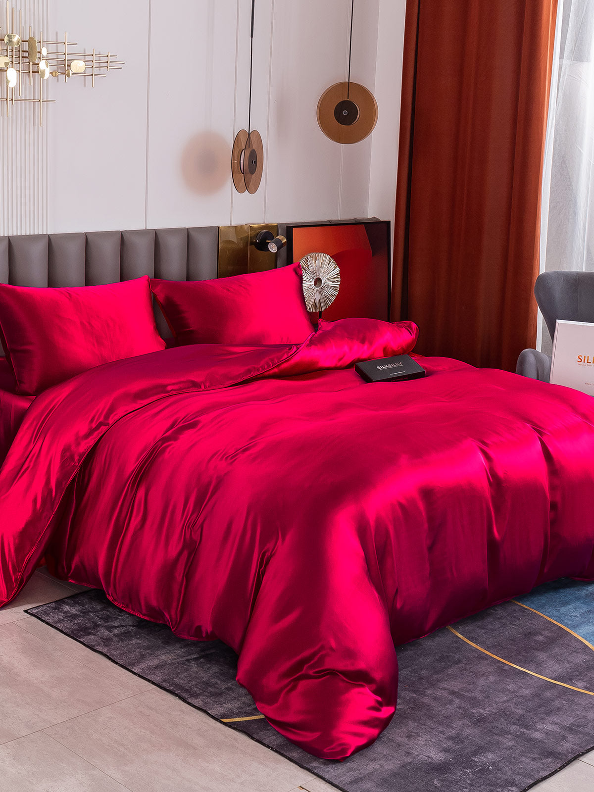 [Vin] SilkSilky-NO 19Momme Bedding Set 001