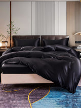 [Svart] SilkSilky-NO 22Momme Bedding Set 006,