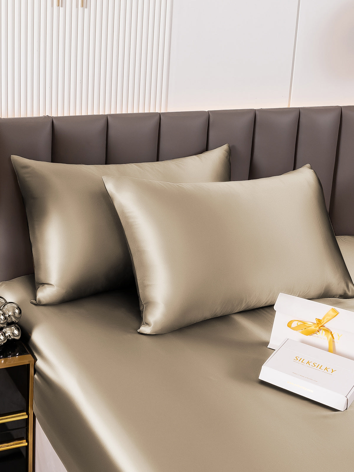 [Kaki] SilkSilky-NO 22Momme Pillowcase 002