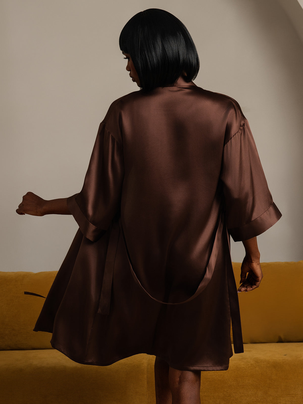 [Kaffe] SilkSilky-NO Womens Robe 002