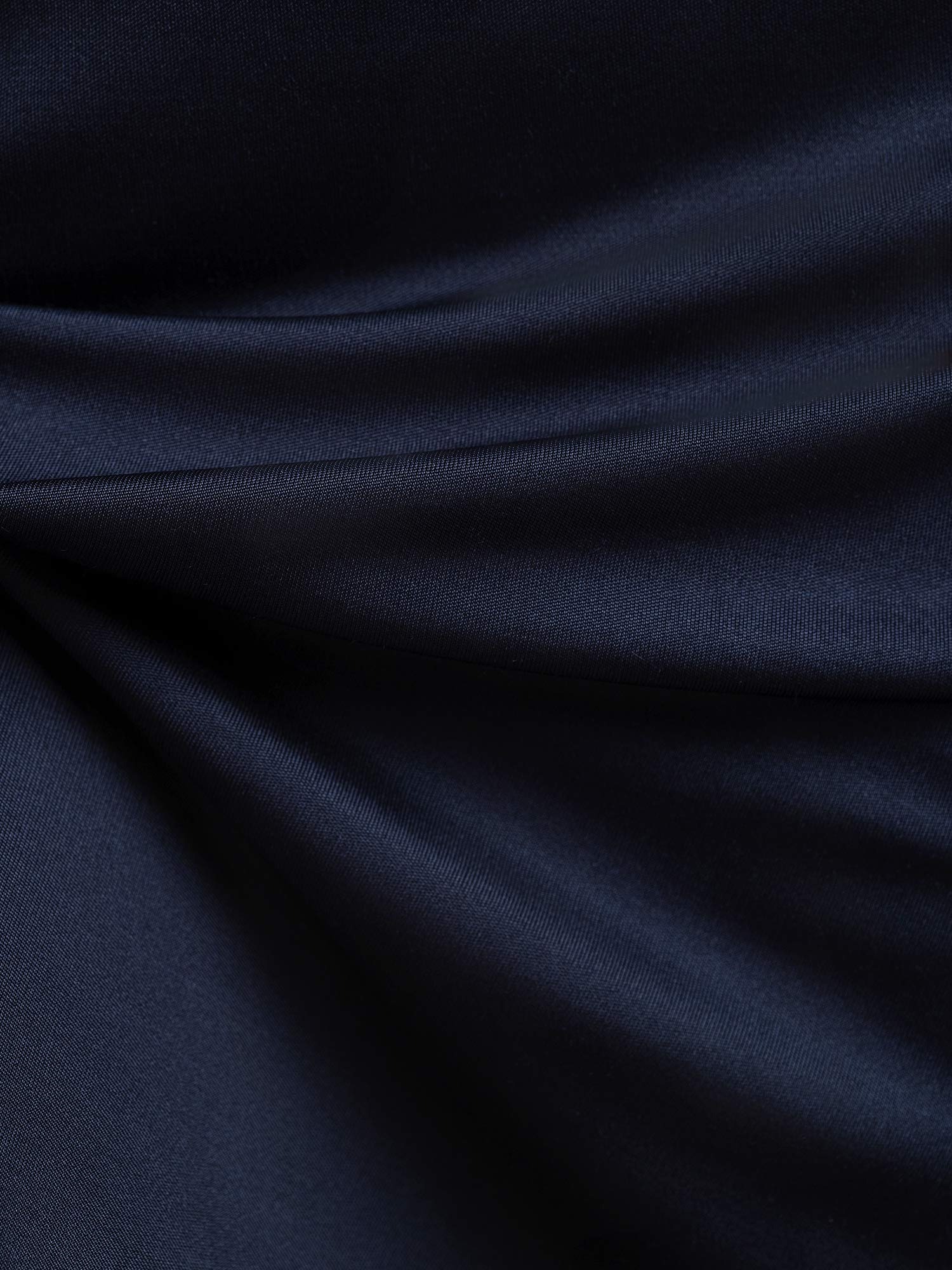 [Mørke blå] SilkSilky-NO Nightgown 005