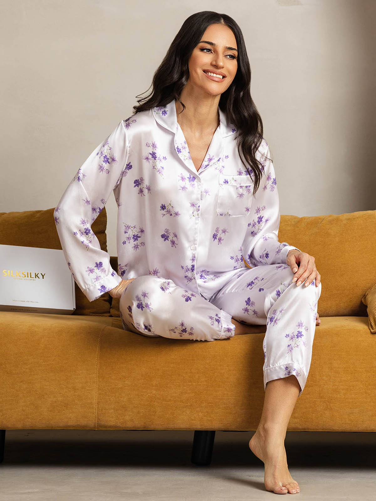 [Syrinblomst] SilkSilky-NO Womens Pajamas 003