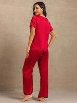 [Vin] SilkSilky-NO 19Momme Pyjamas for Kvinner 002
