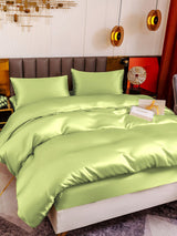 [Mintgrønn] SilkSilky-NO 19Momme Bedding Set 001