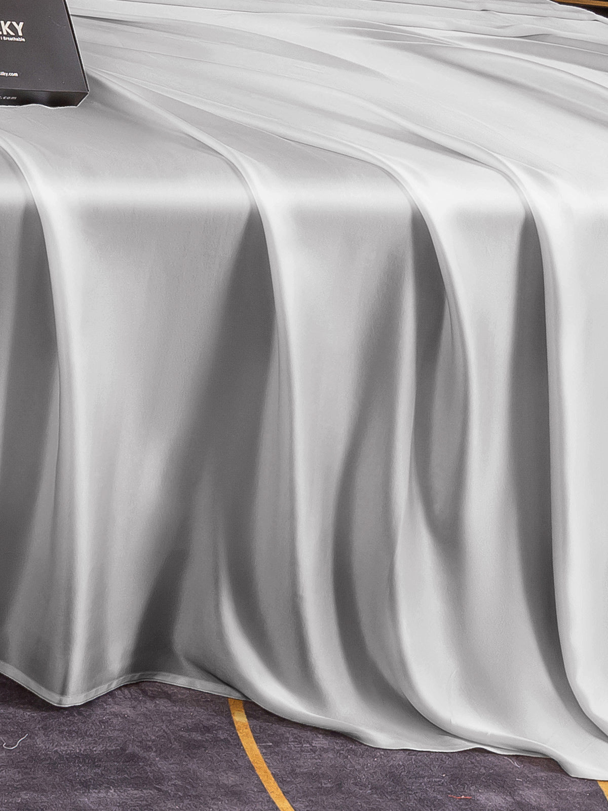 [Sølv] SilkSilky-NO 19Momme Bedding Set 005