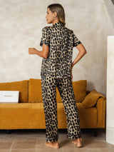 [Leopard] SilkSilky-NO Silke Womens Pajamas 002