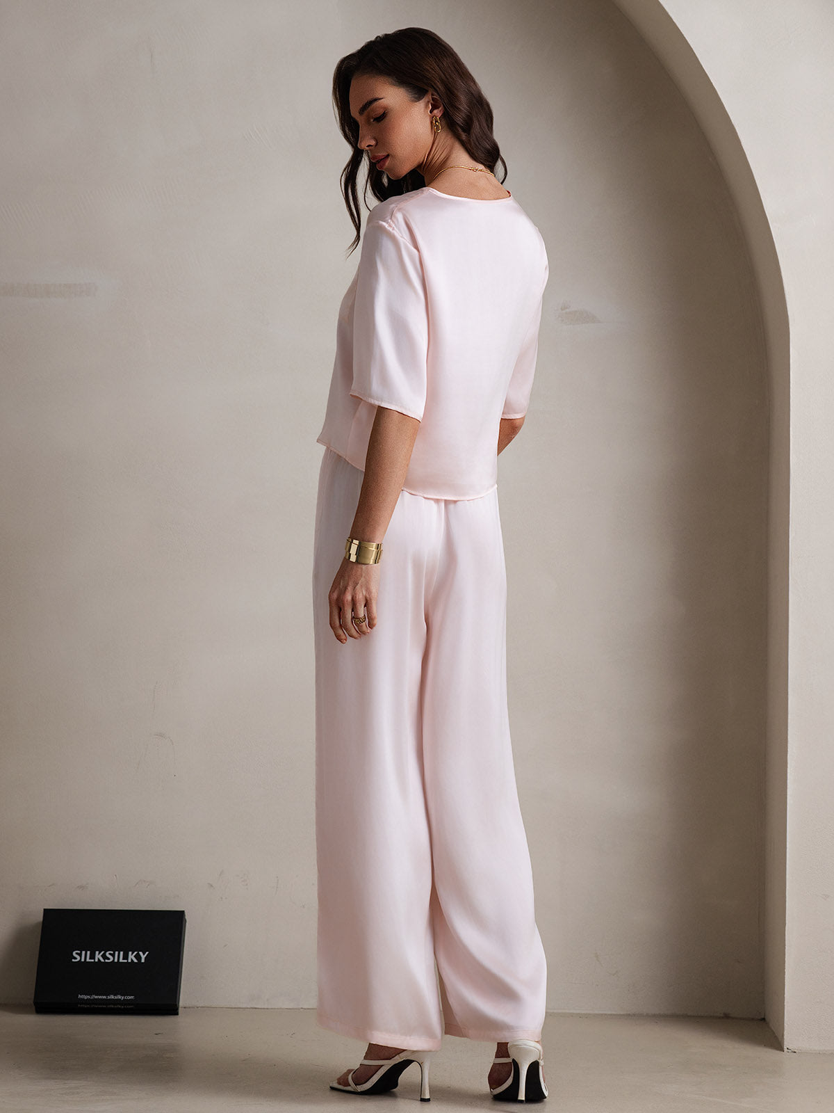 [Rosa] SilkSilky-NO Womens Pajamas 002