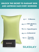 [Mintgrønn] SilkSilky-NO 19Momme Pillowcase 003