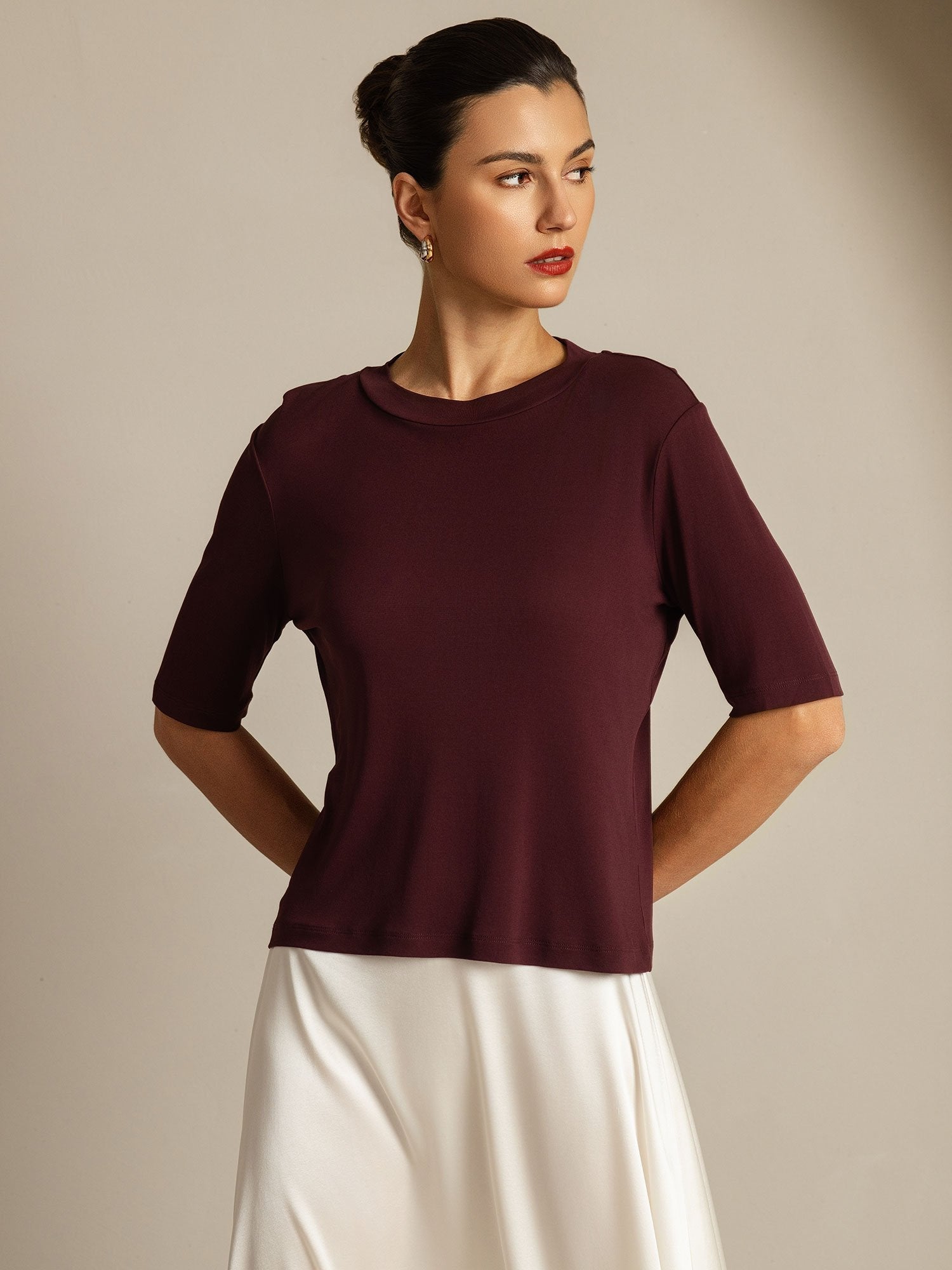 [Windsorvin] SilkSilky-NO Silke Womens T-Shirt 001