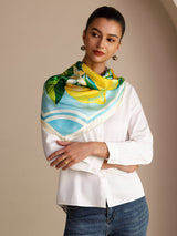 [Blå Sitron] SilkSilky-NO Scarf 005
