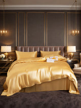[Champagne] SilkSilky-NO 19Momme Sengesett 001