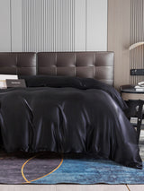 [Svart] SilkSilky-NO 22Momme Duvet Covers 001