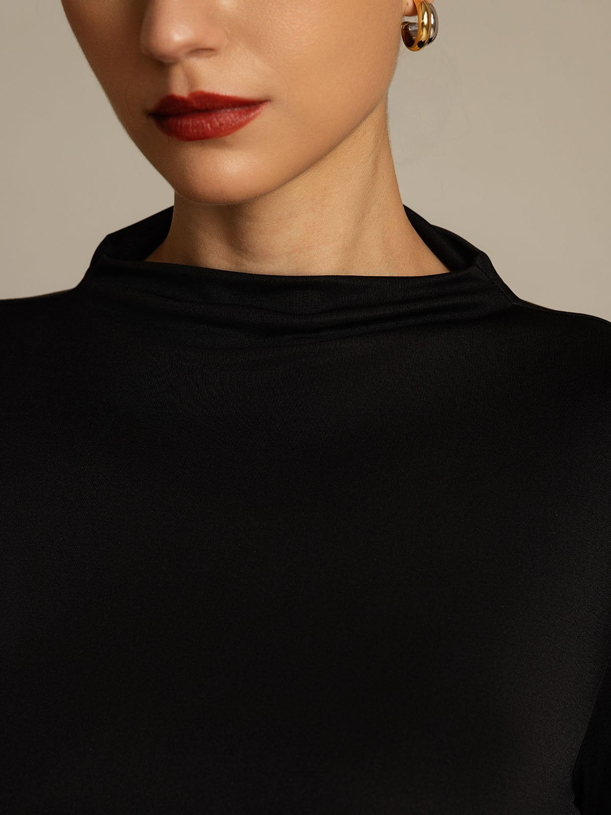 [Svart] SilkSilky-NO Silke Womens T-Shirt 004