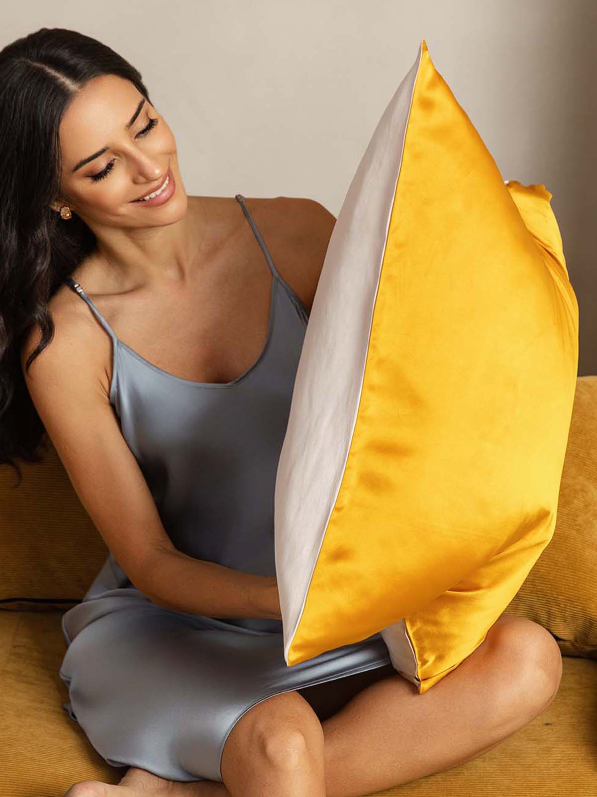 [Gull+LysBeige] SilkSilky-NO 19Momme Pillowcase 002