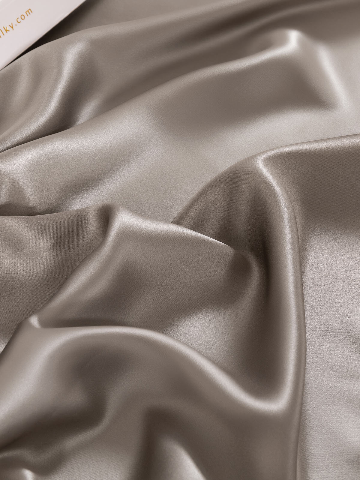 [Grå] SilkSilky-NO 19Momme Bedding Set 006