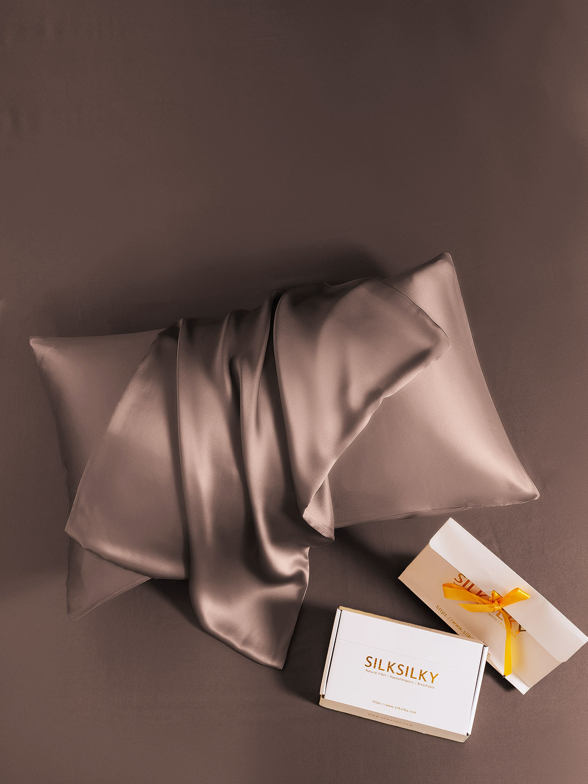 [Brun] SilkSilky-NO 19Momme Pillowcase 006