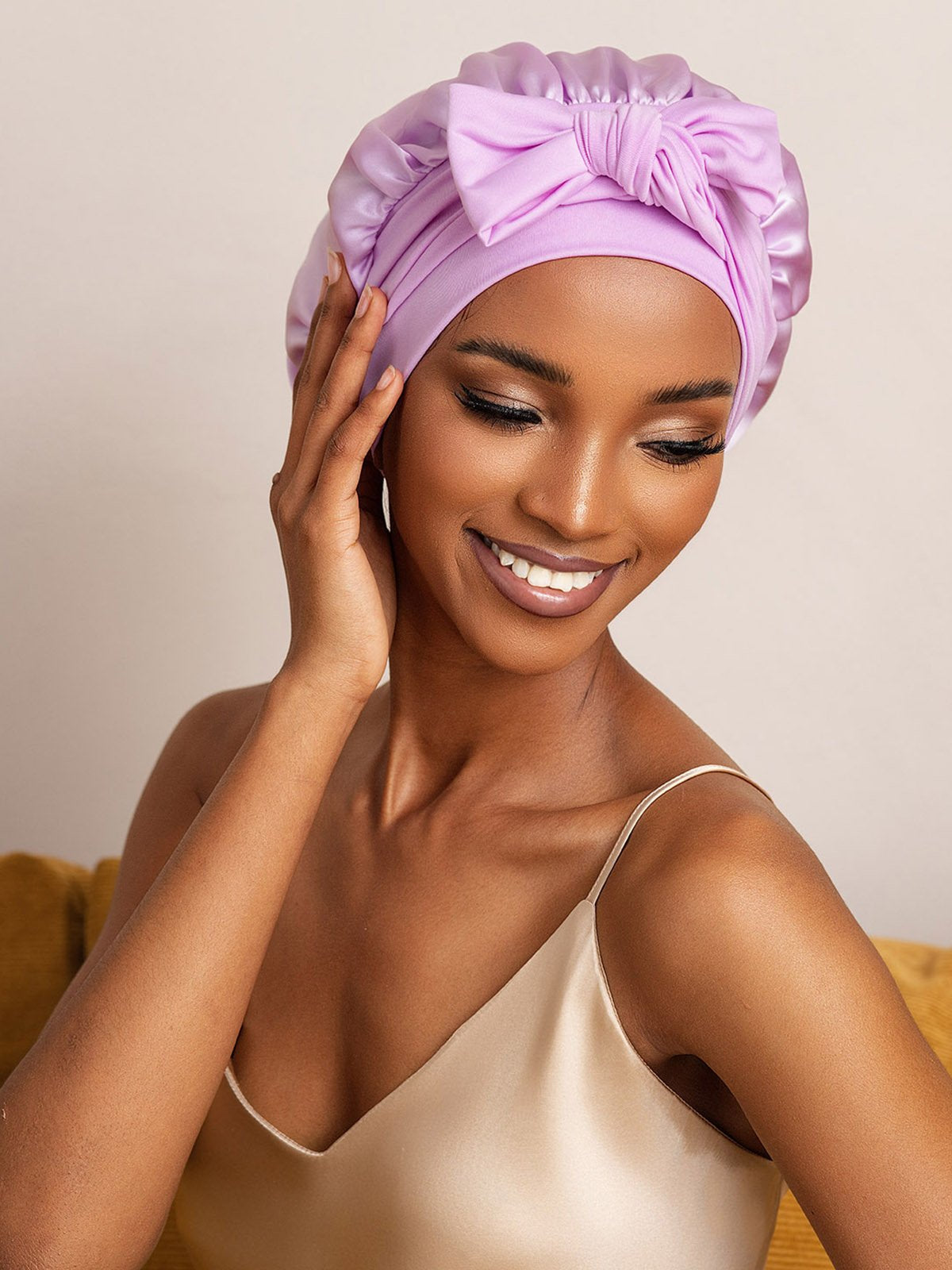SilkSilky-NO Silke Sleep Cap Lavendel 008