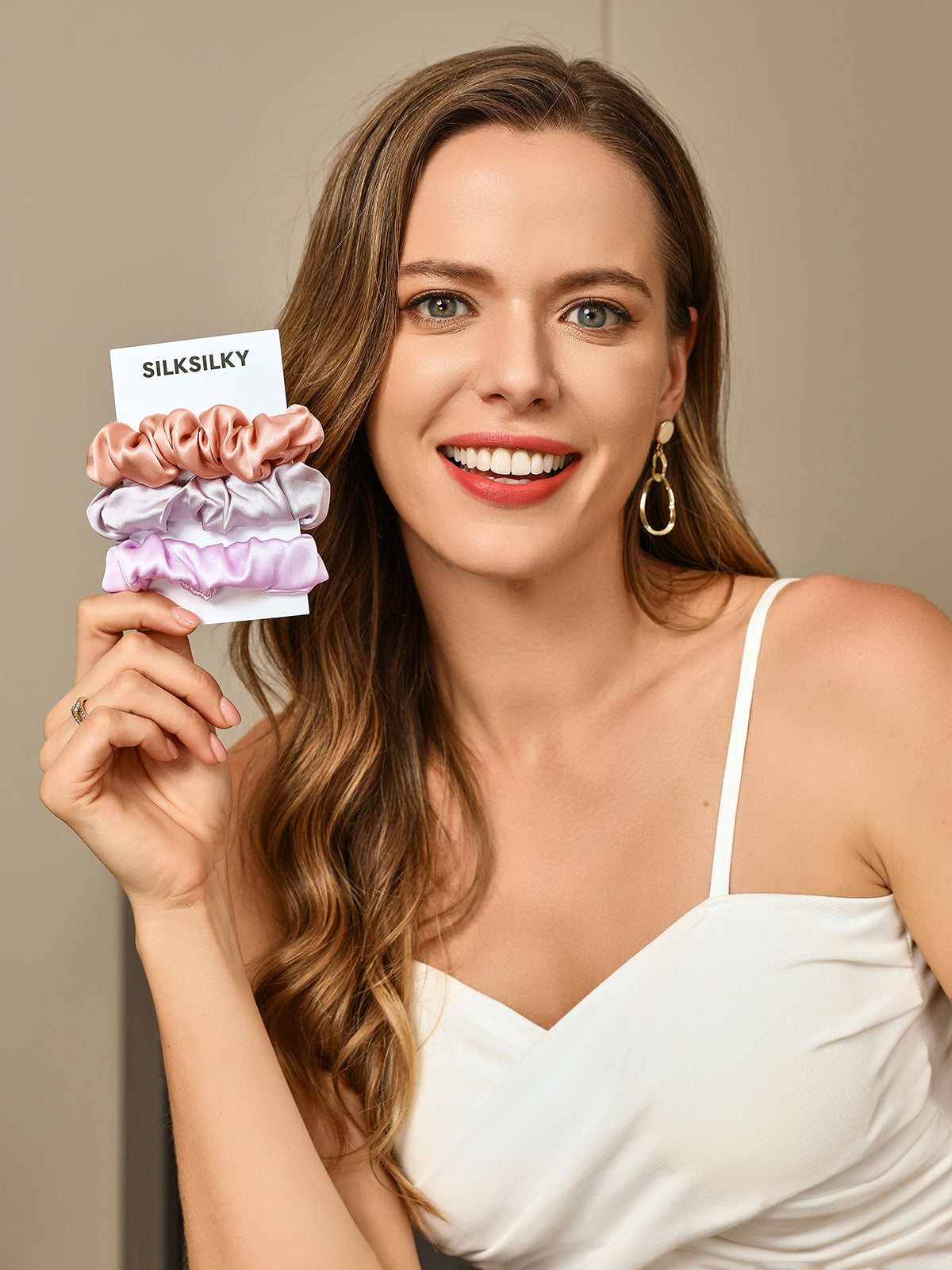 [Group2] SilkSilky-NO 19Momme Scrunchie 003