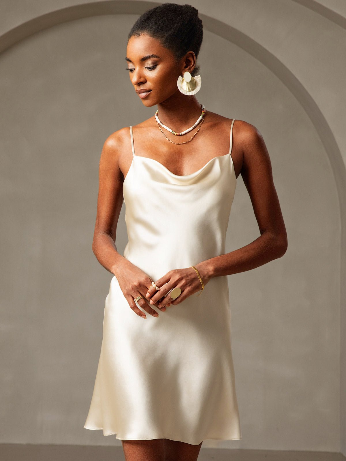 [Lys Gul] SilkSilky-NO Dress 004